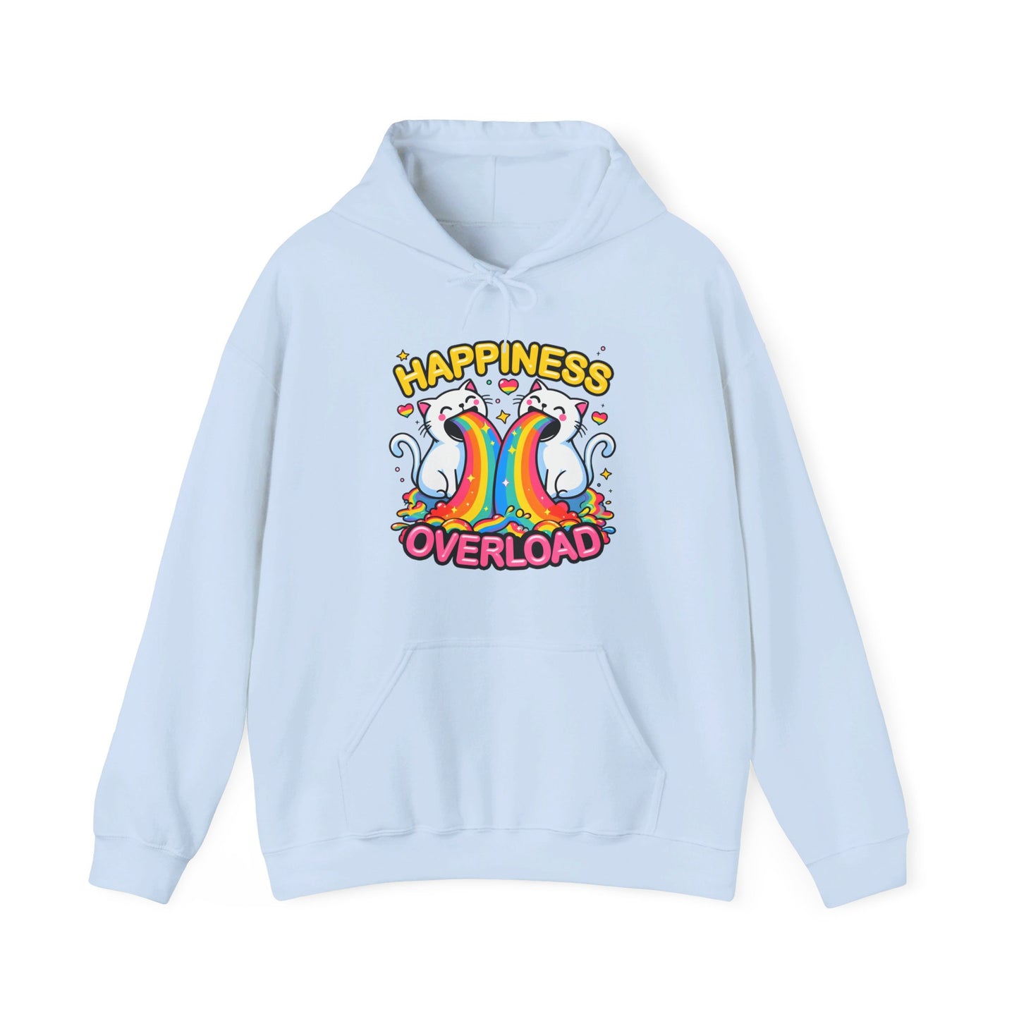 Happiness Overload Gender-Neutral Hoodie