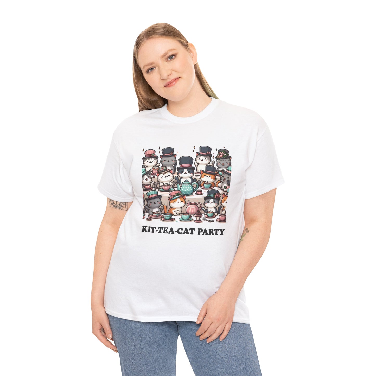 Kit-Tea-Cat Party T-Shirt