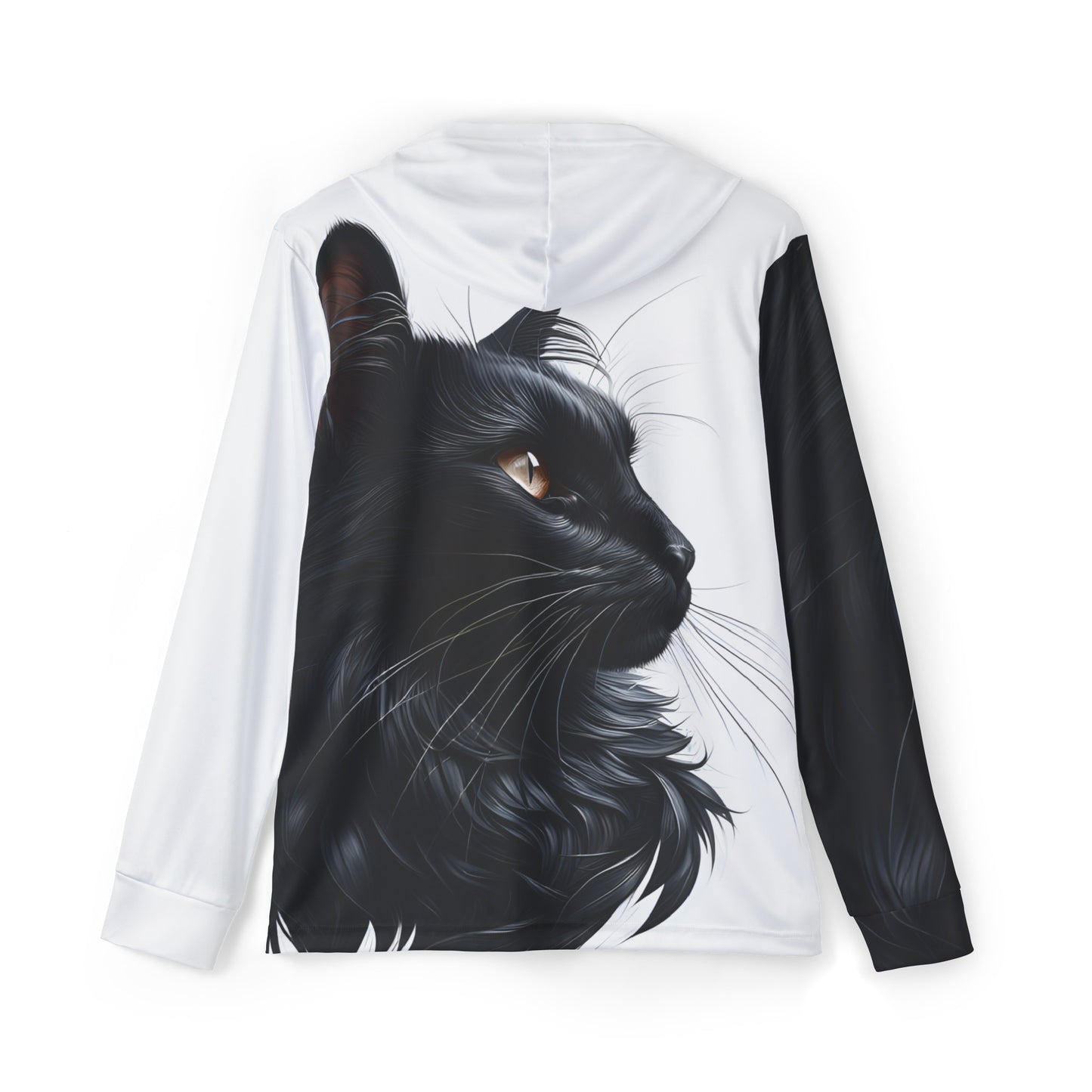 Black Cat Unisex Lightweight Hoodie