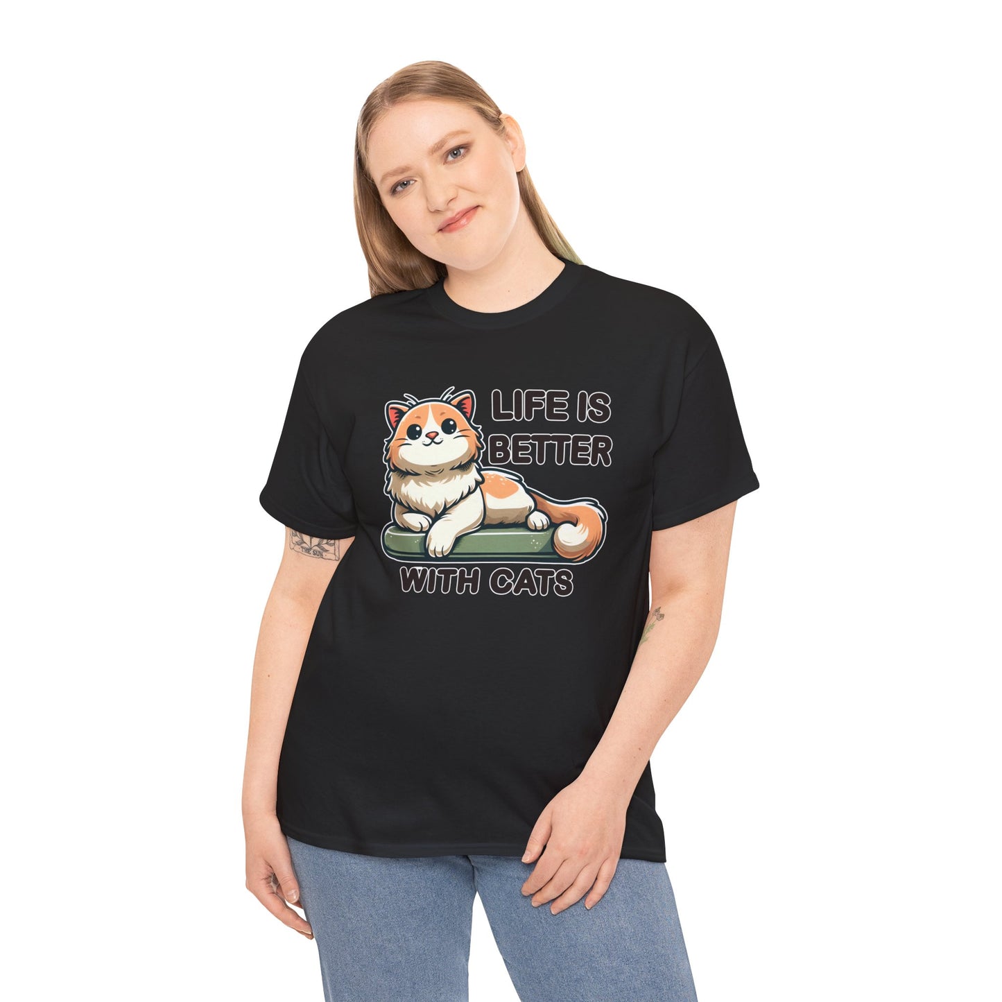 Life is Better with Cats T-Shirt