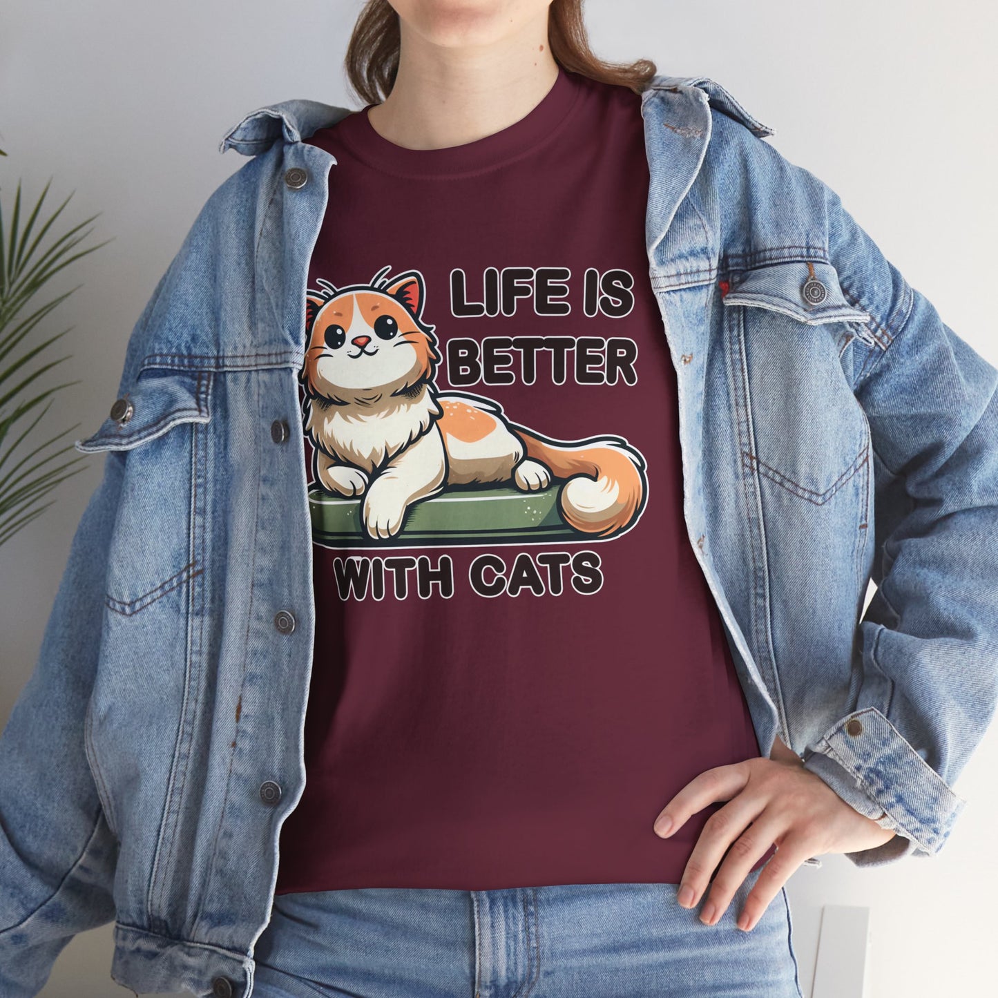 Life is Better with Cats T-Shirt