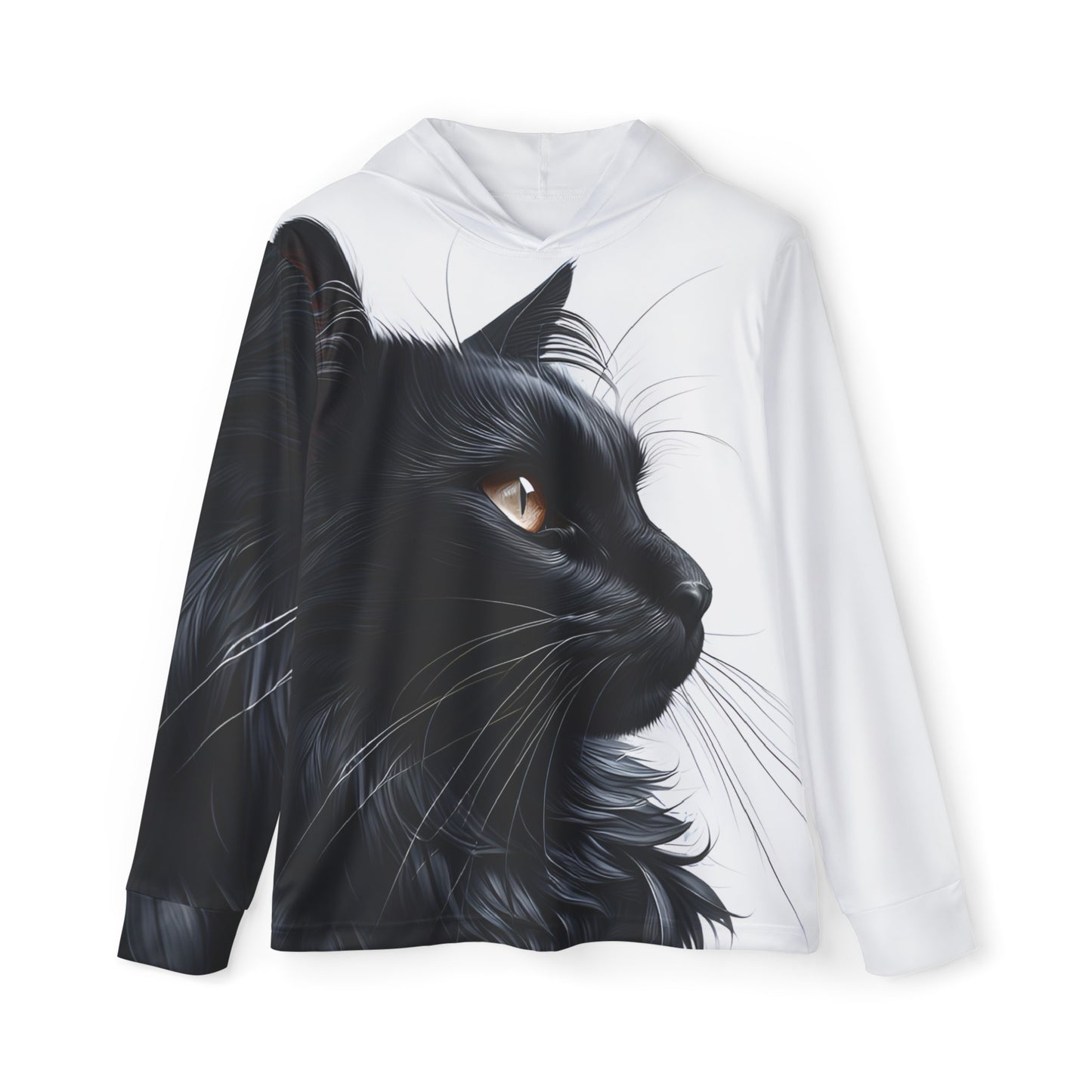 Black Cat Unisex Lightweight Hoodie