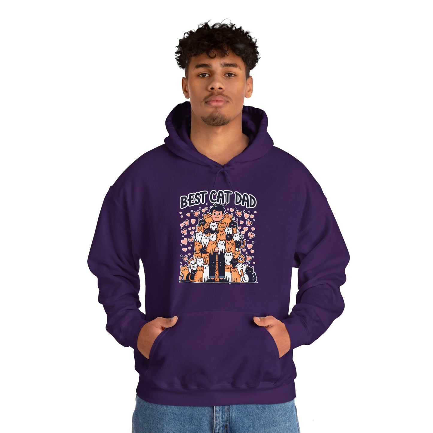 Best Cat Dad Gender-Neutral Hoodie