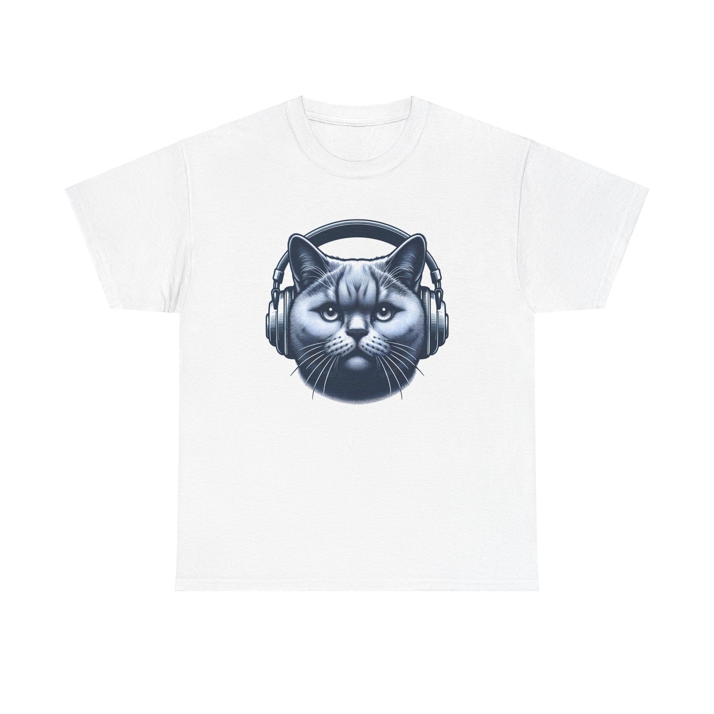 Headphones Cat T-Shirt