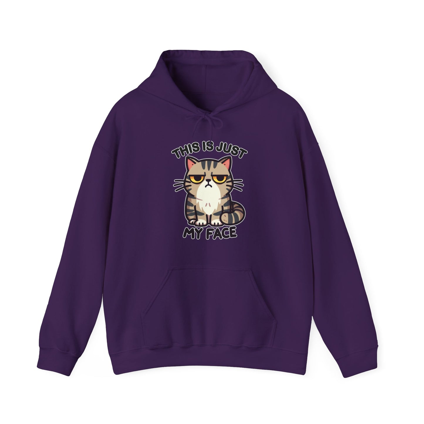 This is Just My Face Gender-Neutral Hoodie