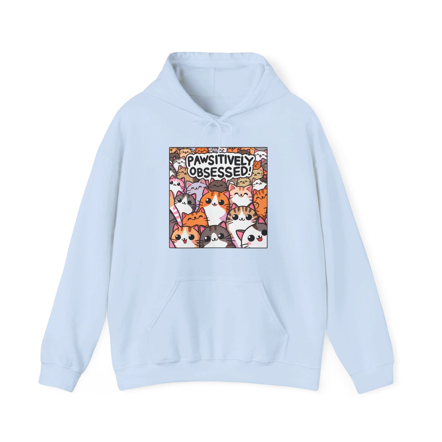 Pawsitively Obsessed Gender-Neutral Hoodie