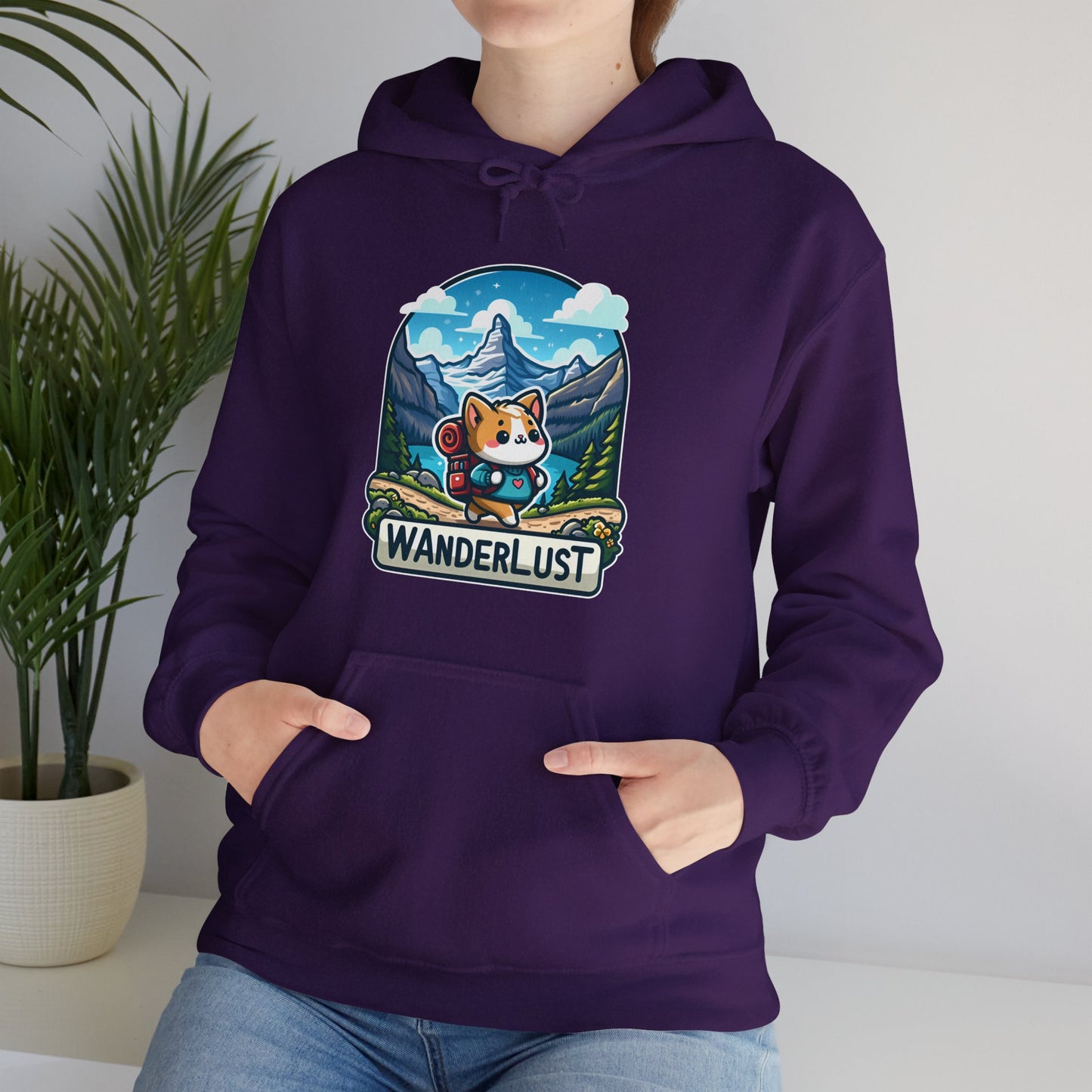 Wanderlust Gender-Neutral Hoodie