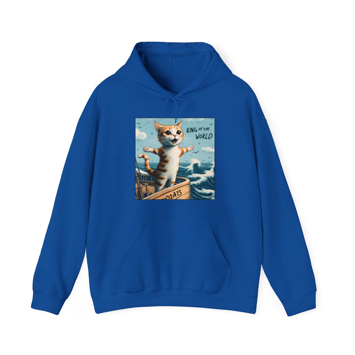 King of the World Gender-Neutral Hoodie