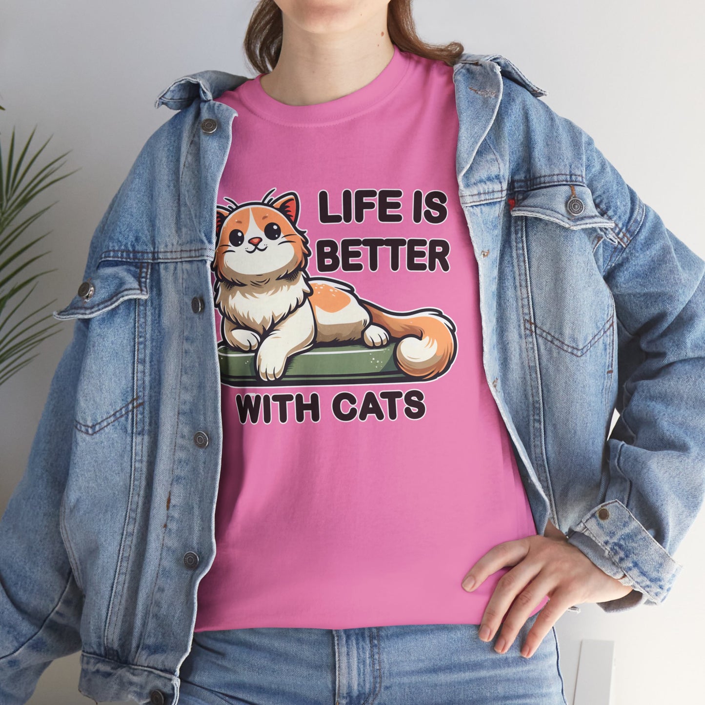 Life is Better with Cats T-Shirt