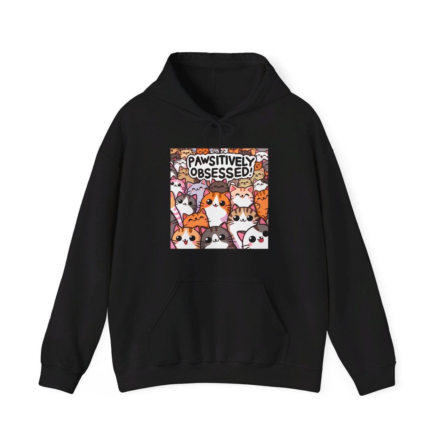 Pawsitively Obsessed Gender-Neutral Hoodie