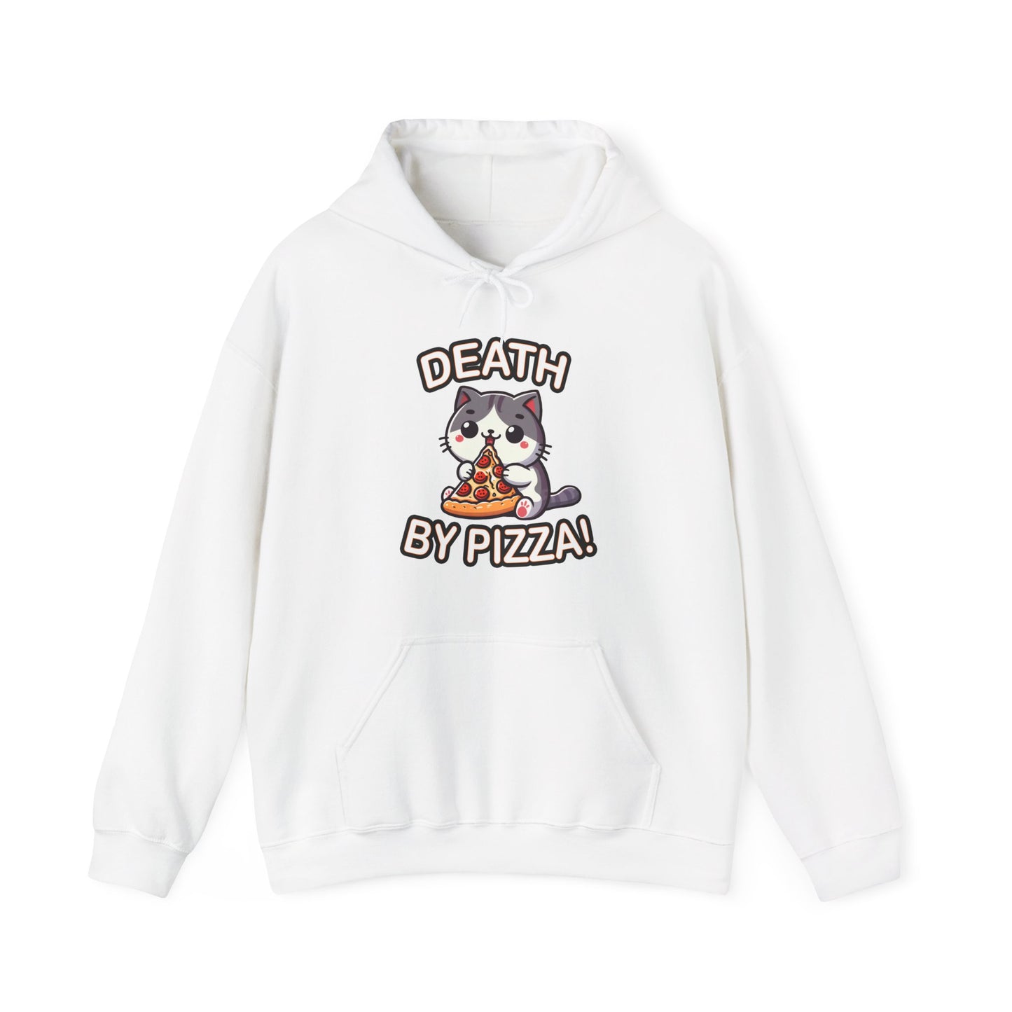 Death by Pizza Gender-Neutral Hoodie