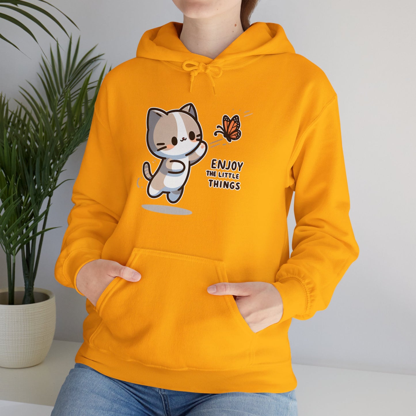 Enjoy the Little Things Gender-Neutral Hoodie