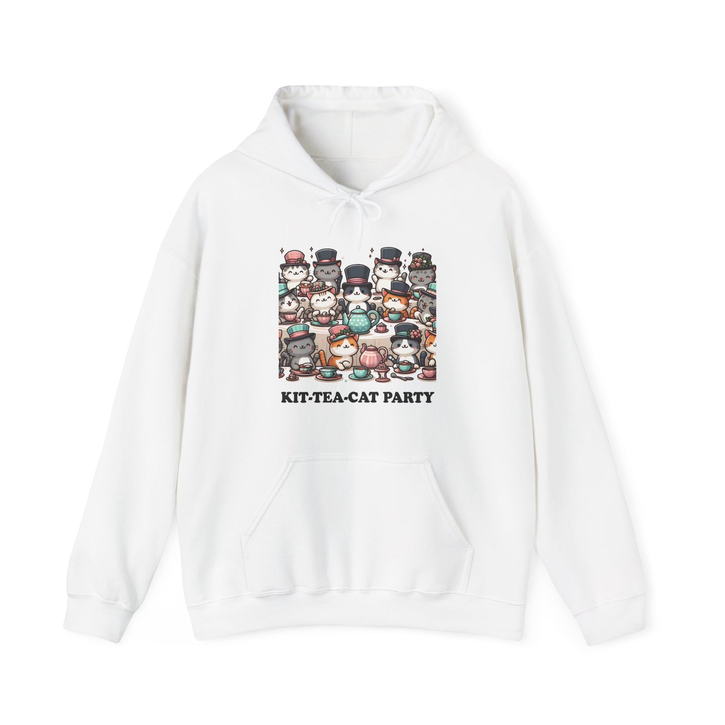 Kit-Tea-Cat Party Hoodie