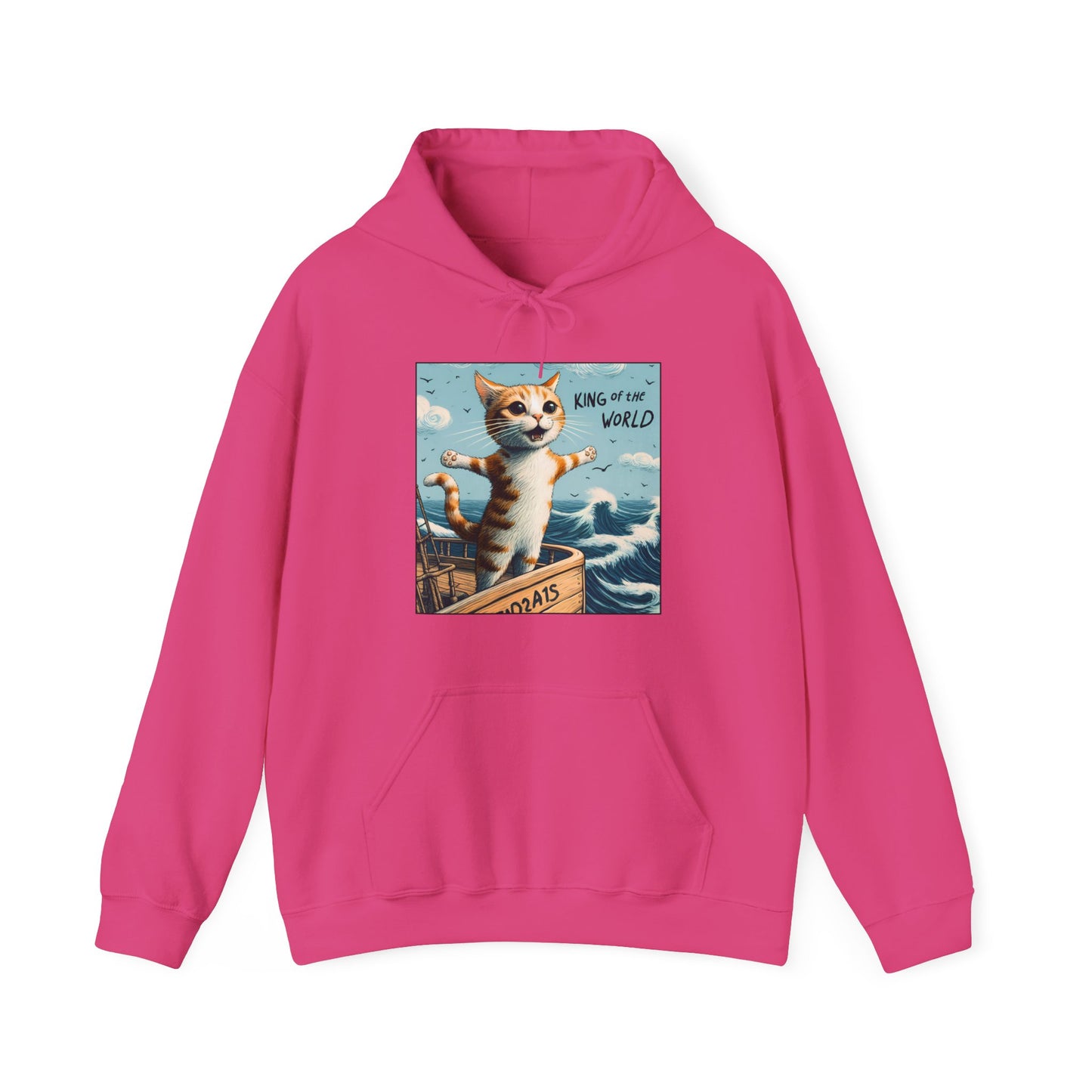 King of the World Gender-Neutral Hoodie