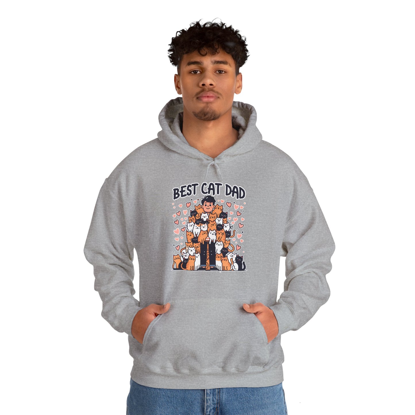 Best Cat Dad Gender-Neutral Hoodie
