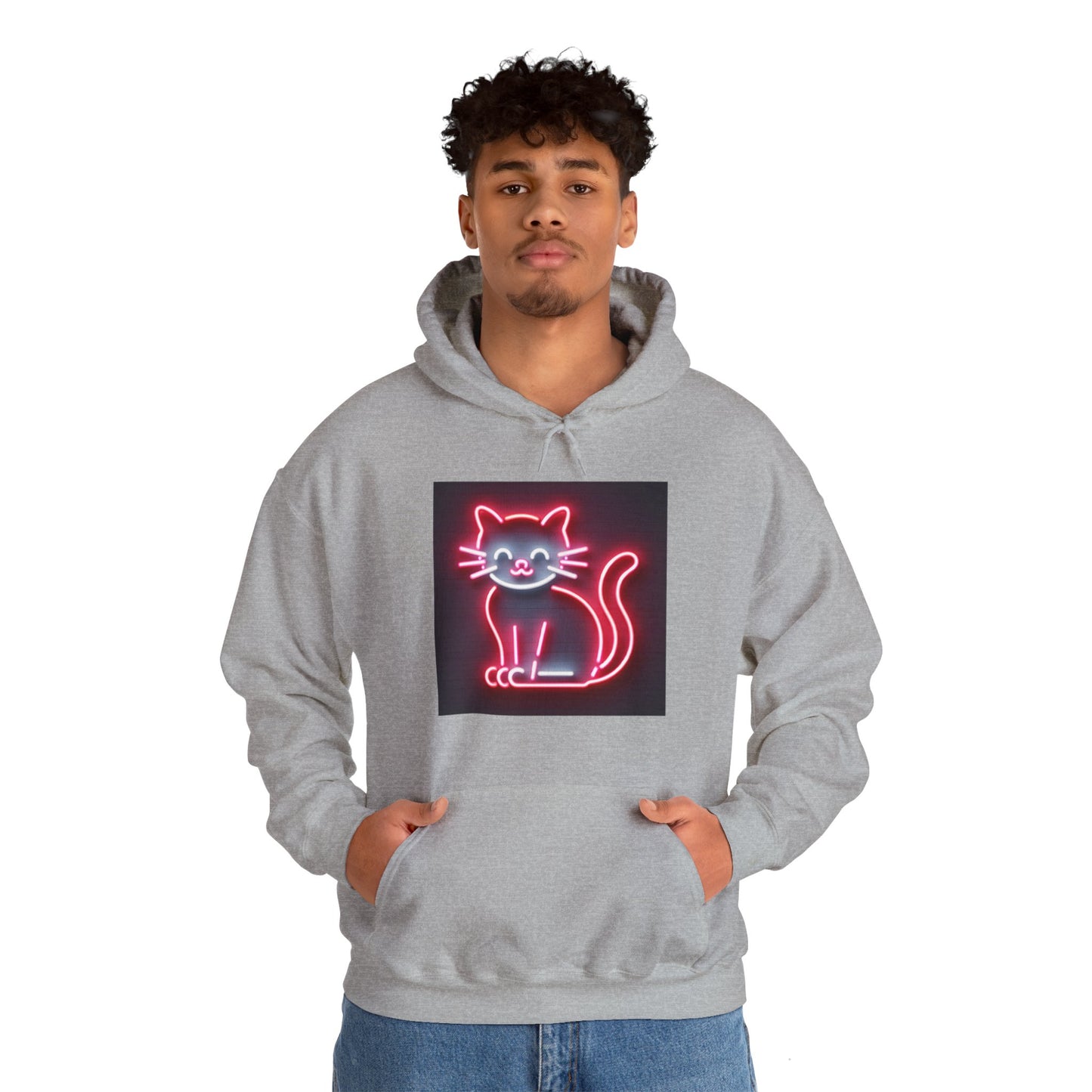 Neon Cat Hoodie