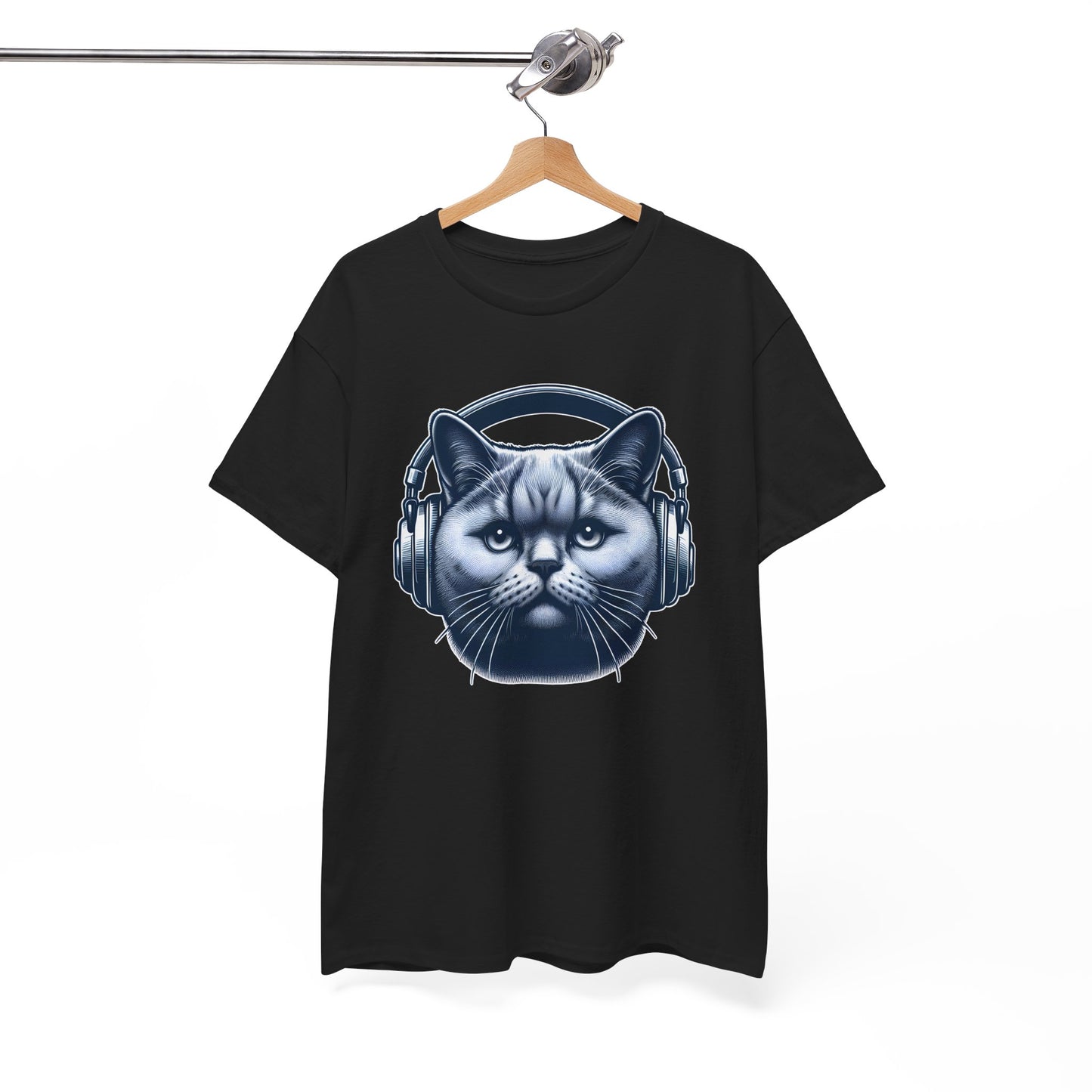 Headphones Cat T-Shirt