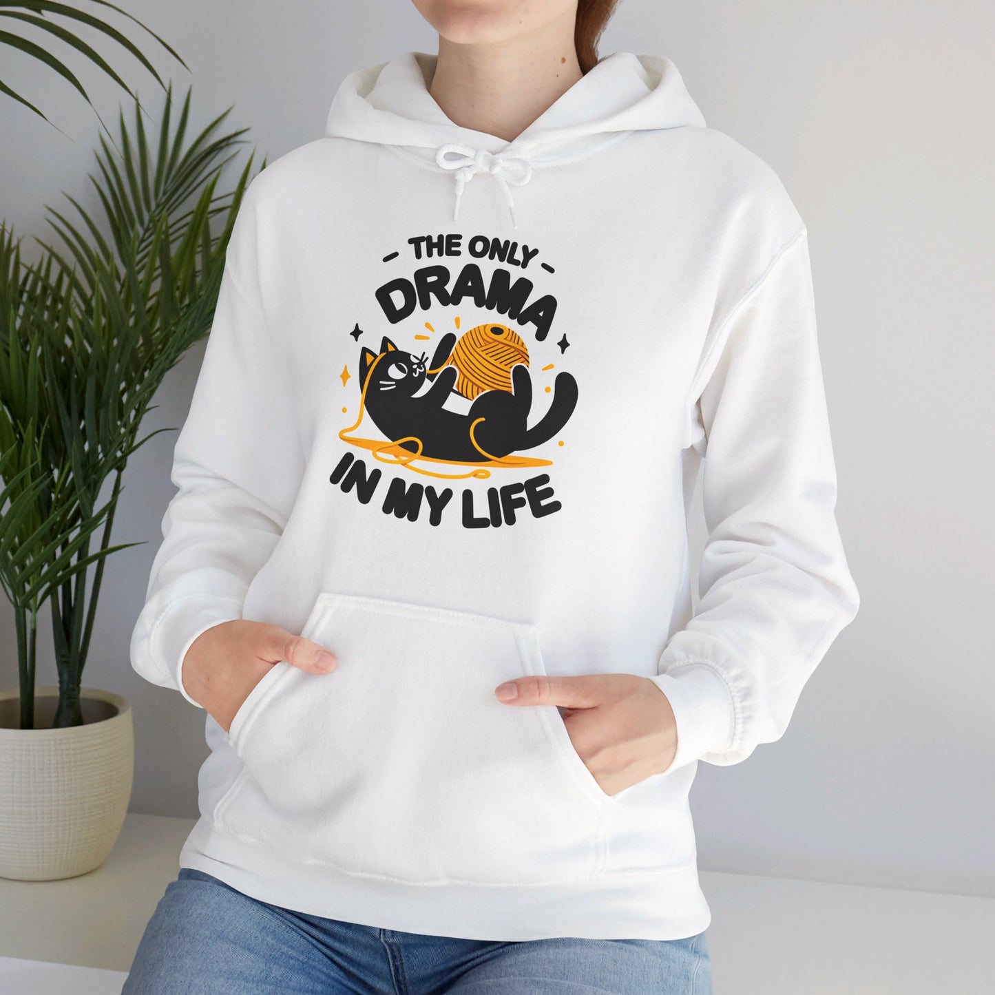The Only Drama in my Life Gender-Neutral Hoodie