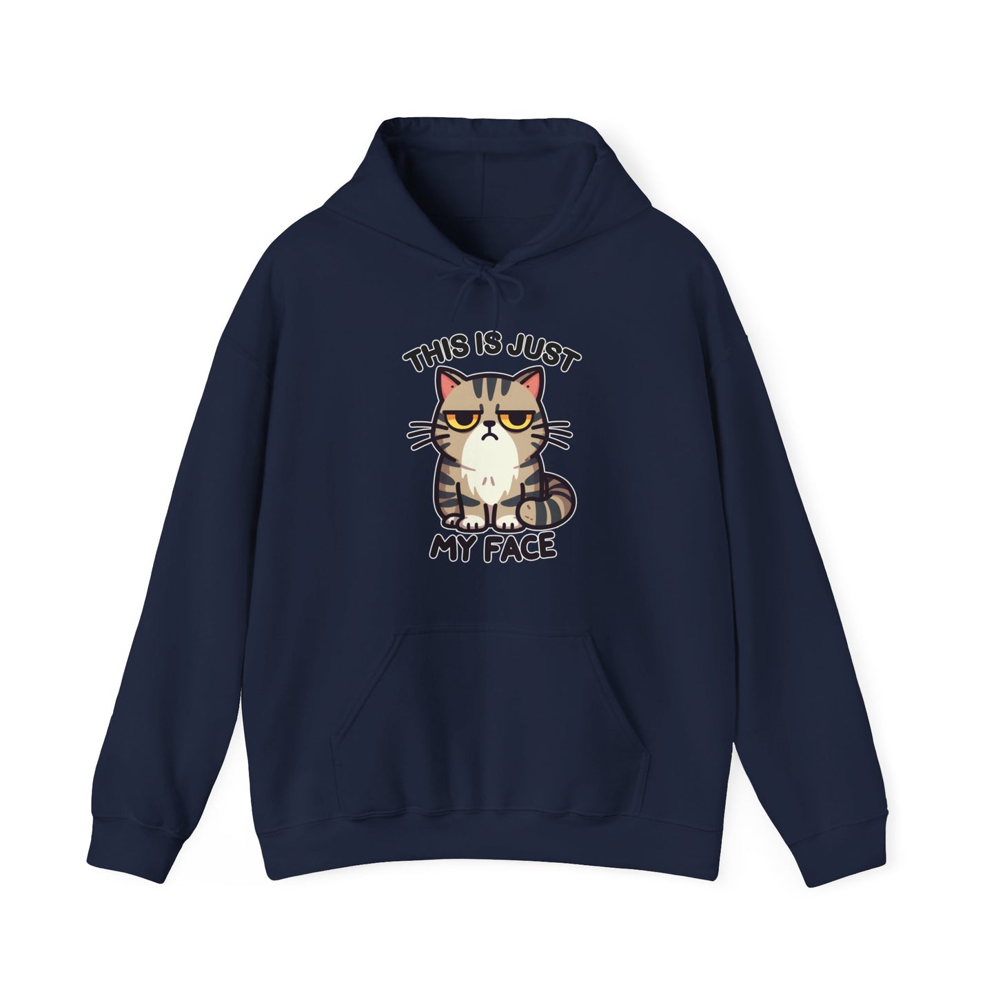 This is Just My Face Gender-Neutral Hoodie