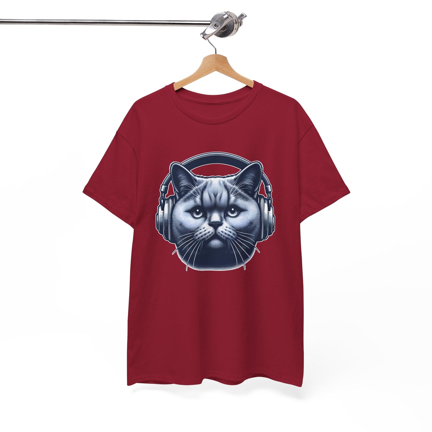 Headphones Cat T-Shirt