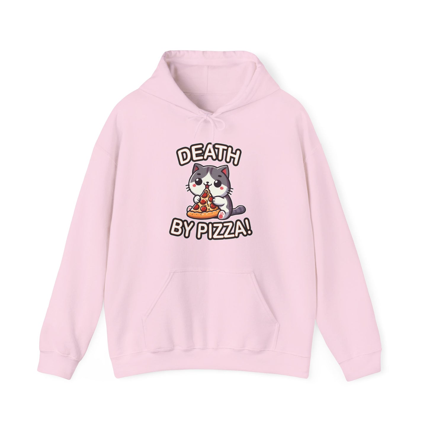 Death by Pizza Gender-Neutral Hoodie