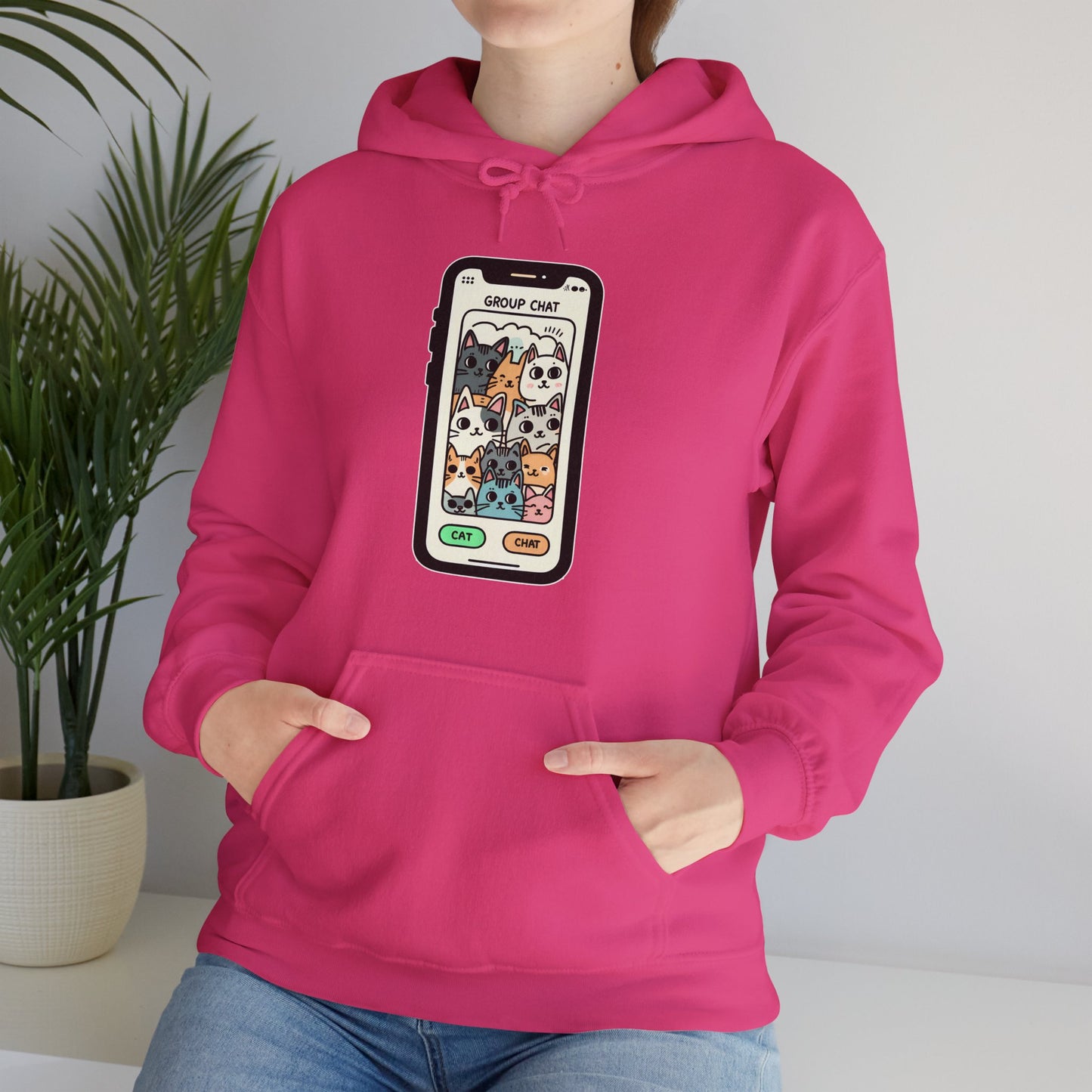 Group Chat Gender-Neutral Hoodie
