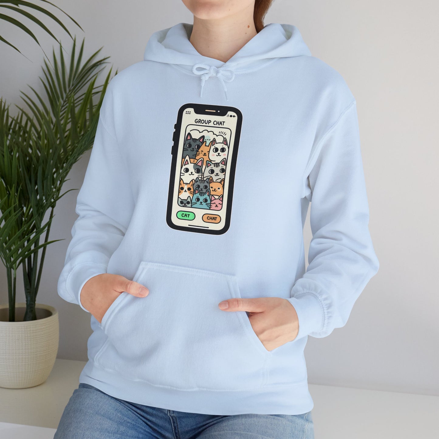Group Chat Gender-Neutral Hoodie
