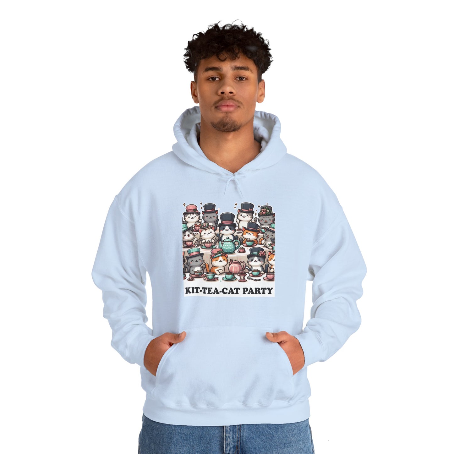 Kit-Tea-Cat Party Hoodie