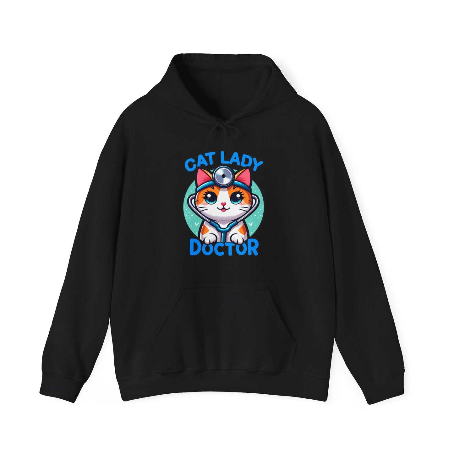 Cat Lady Doctor Gender-Neutral Hoodie
