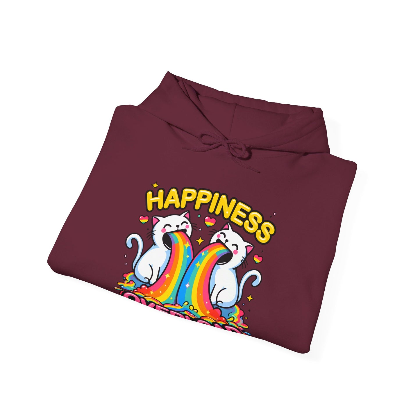 Happiness Overload Gender-Neutral Hoodie