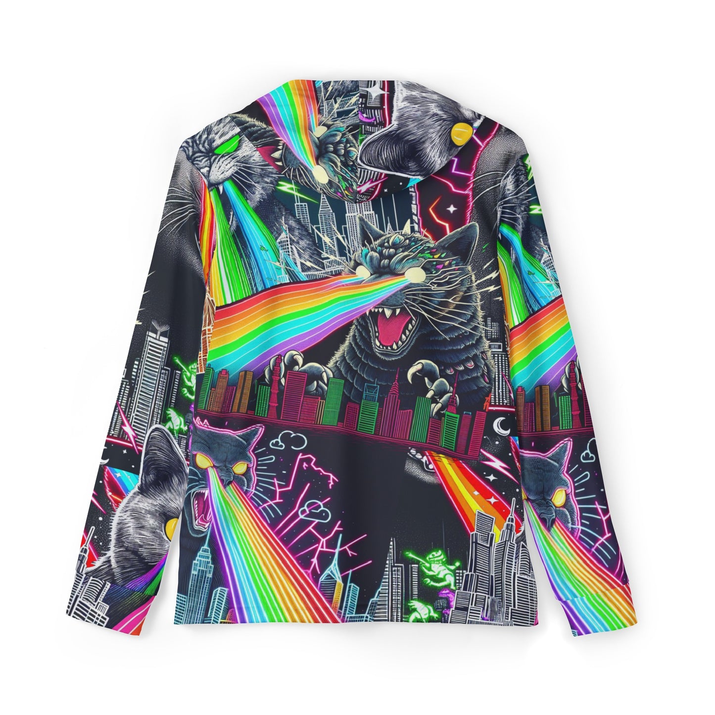 Godzilla Cat Unisex Lightweight Hoodie