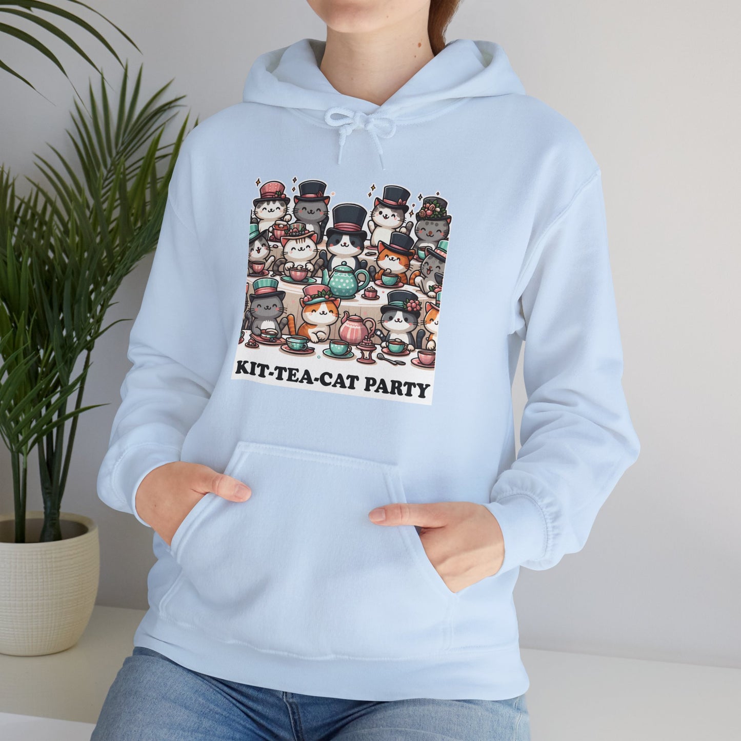 Kit-Tea-Cat Party Hoodie