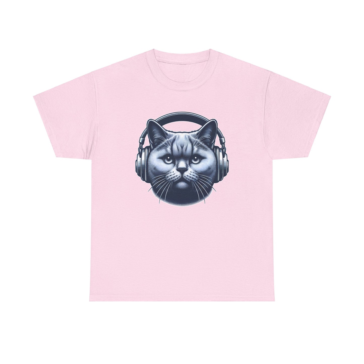 Headphones Cat T-Shirt