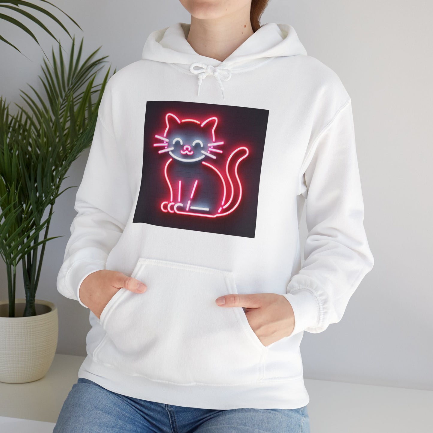 Neon Cat Hoodie