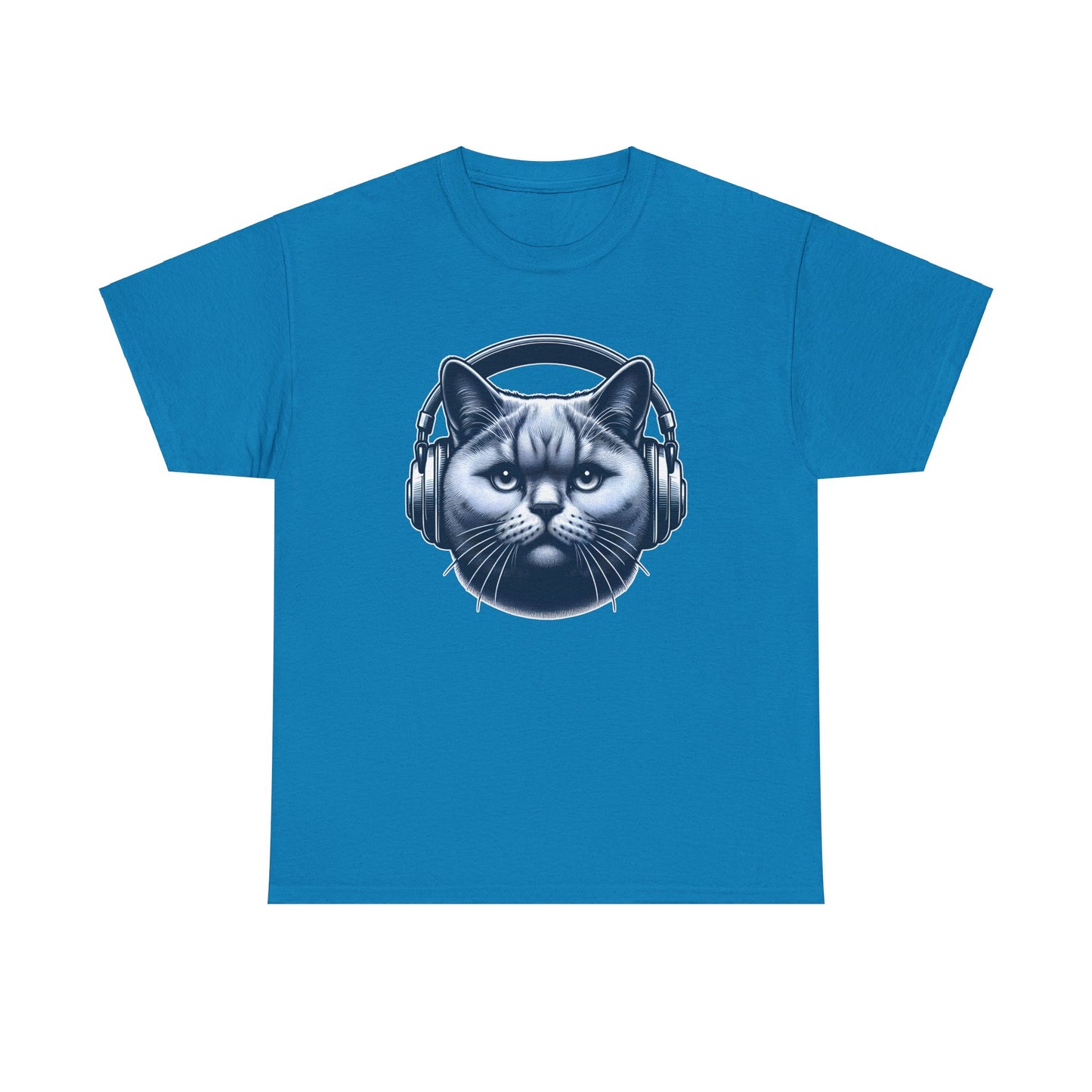 Headphones Cat T-Shirt