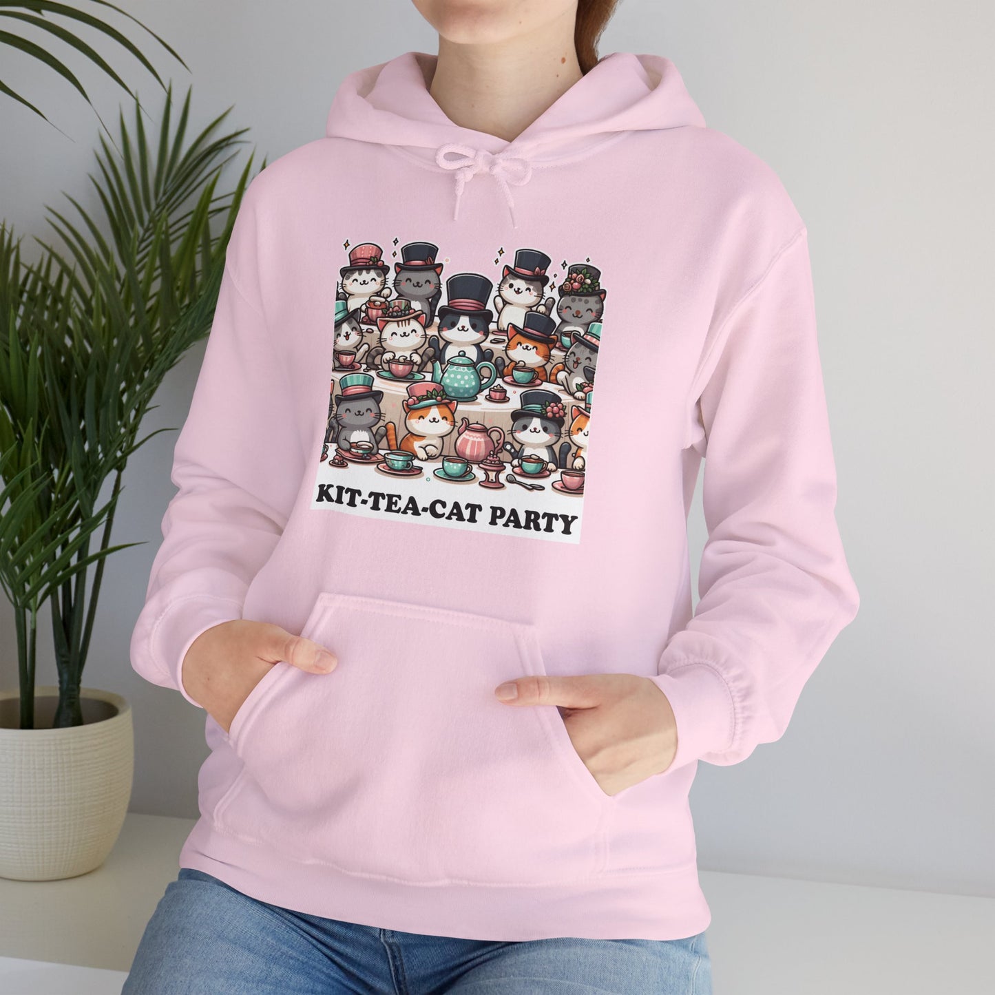 Kit-Tea-Cat Party Hoodie