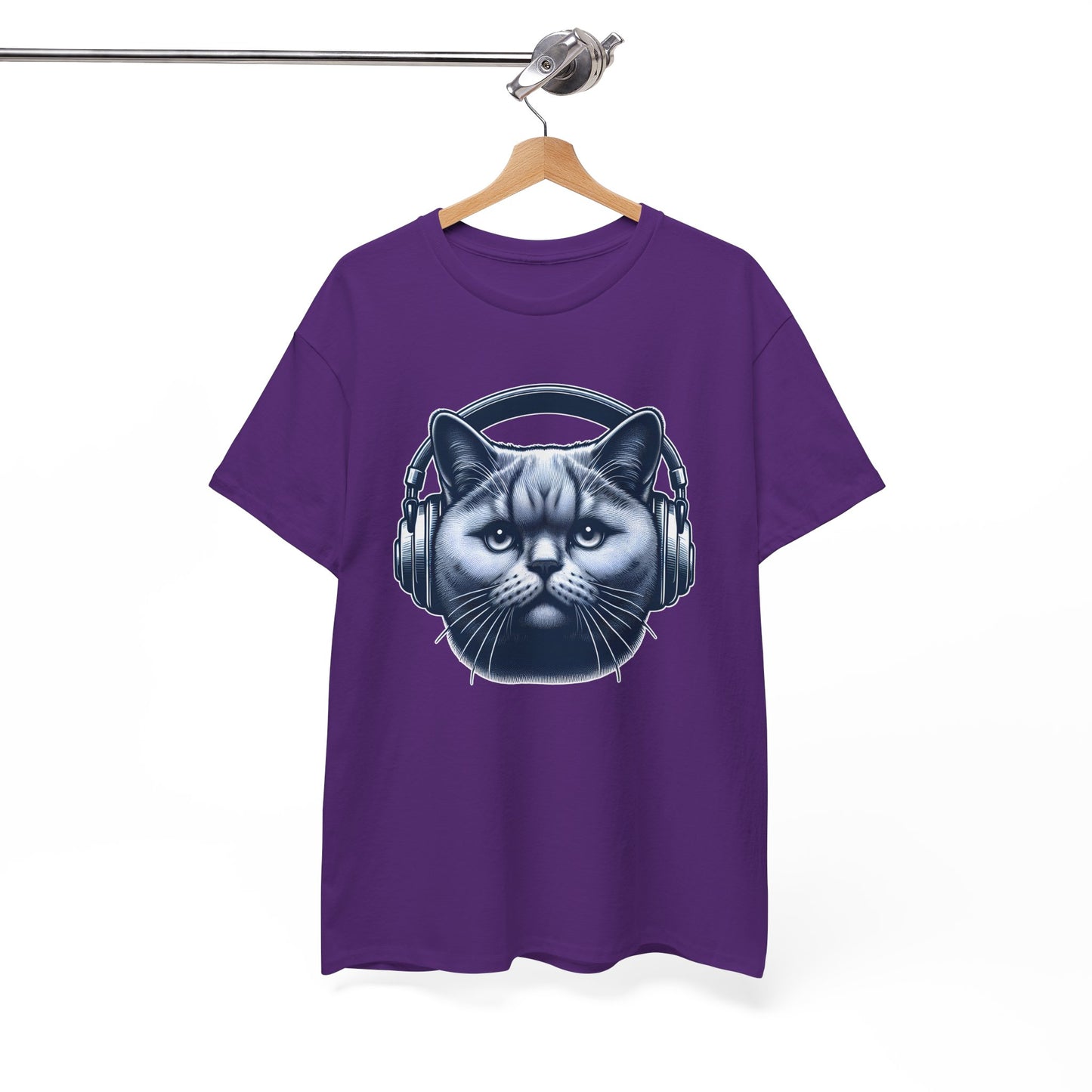 Headphones Cat T-Shirt