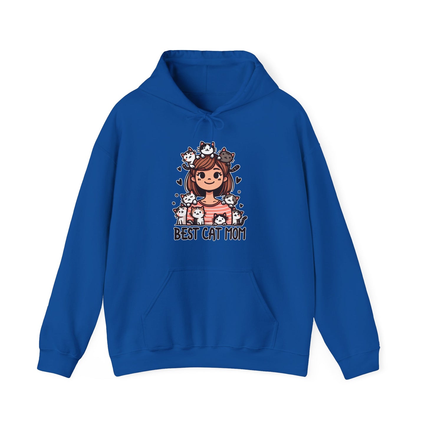 Best Cat Mom Gender-Neutral Hoodie
