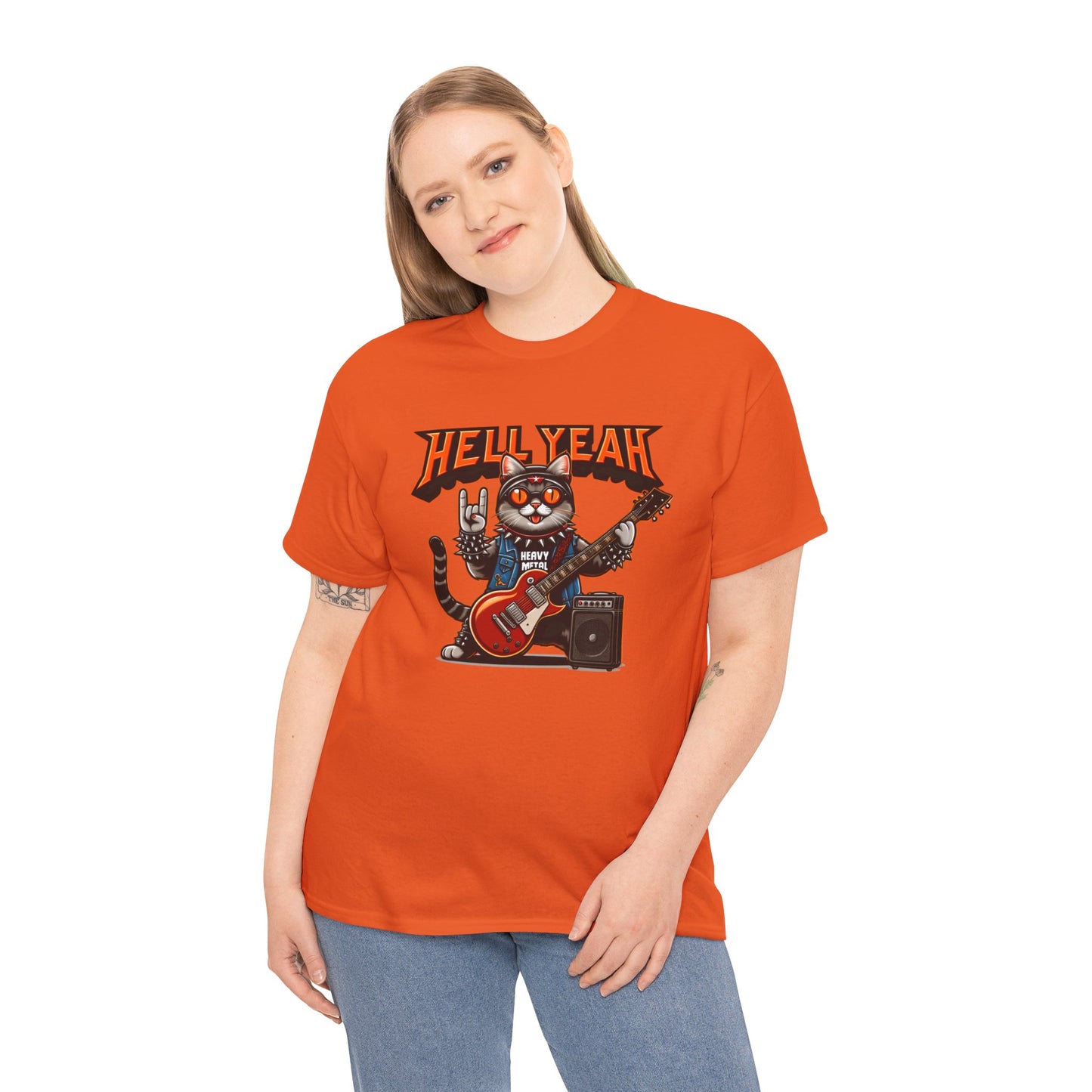 Heavy Metal Cat Unisex T-shirt