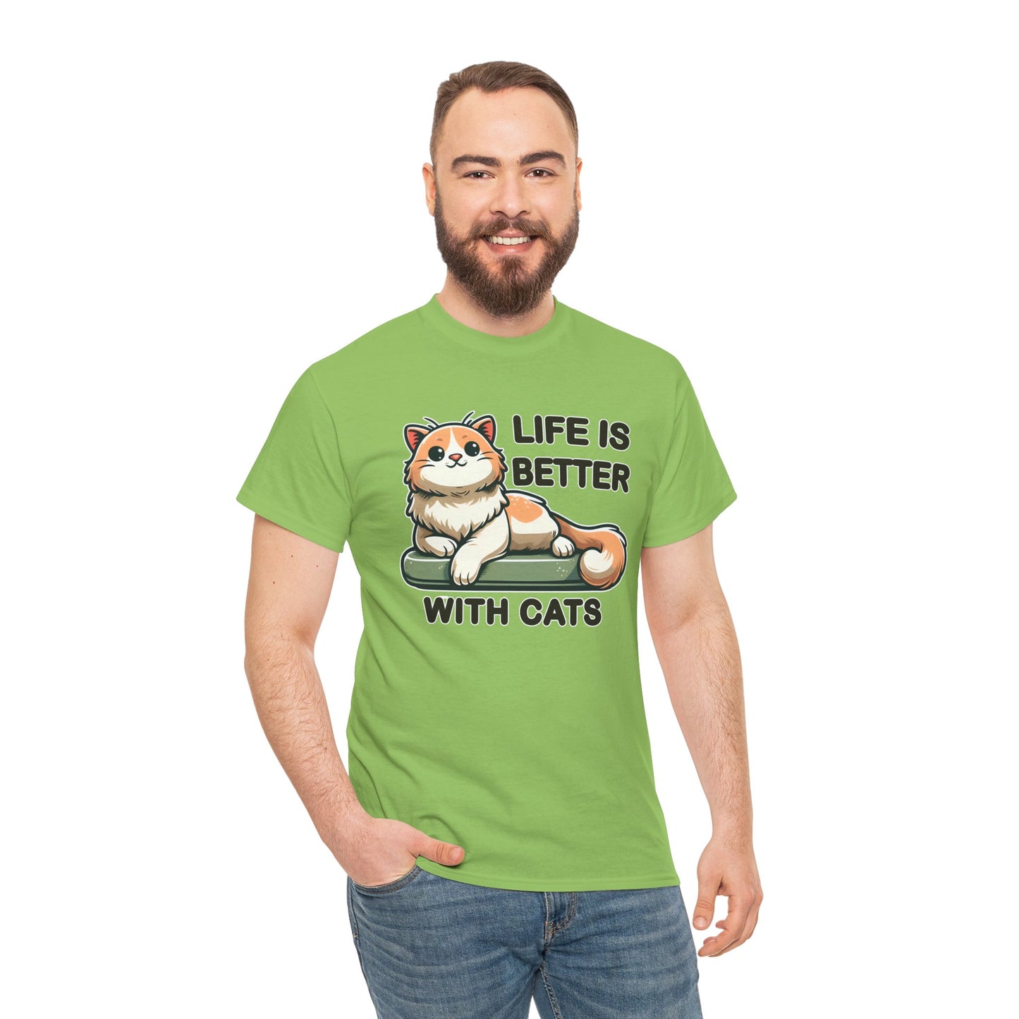 Life is Better with Cats T-Shirt