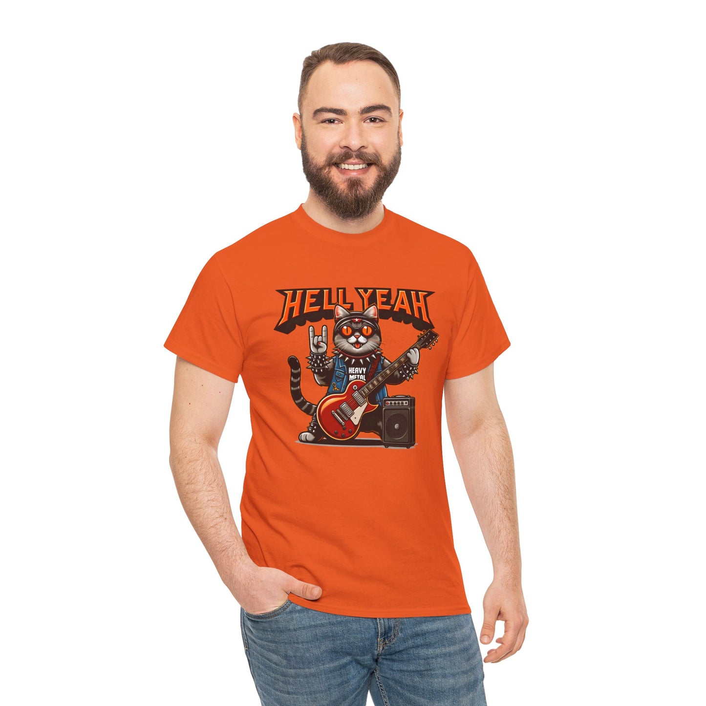 Heavy Metal Cat Unisex T-shirt