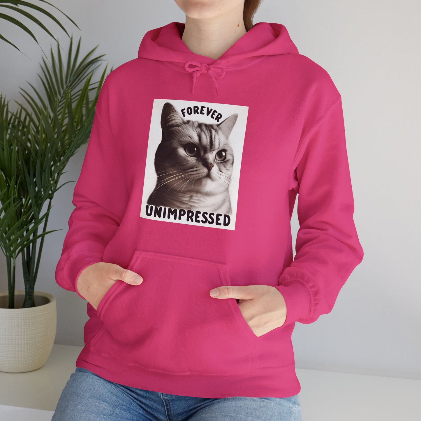 Forever Unimpressed Gender-Neutral Hoodie
