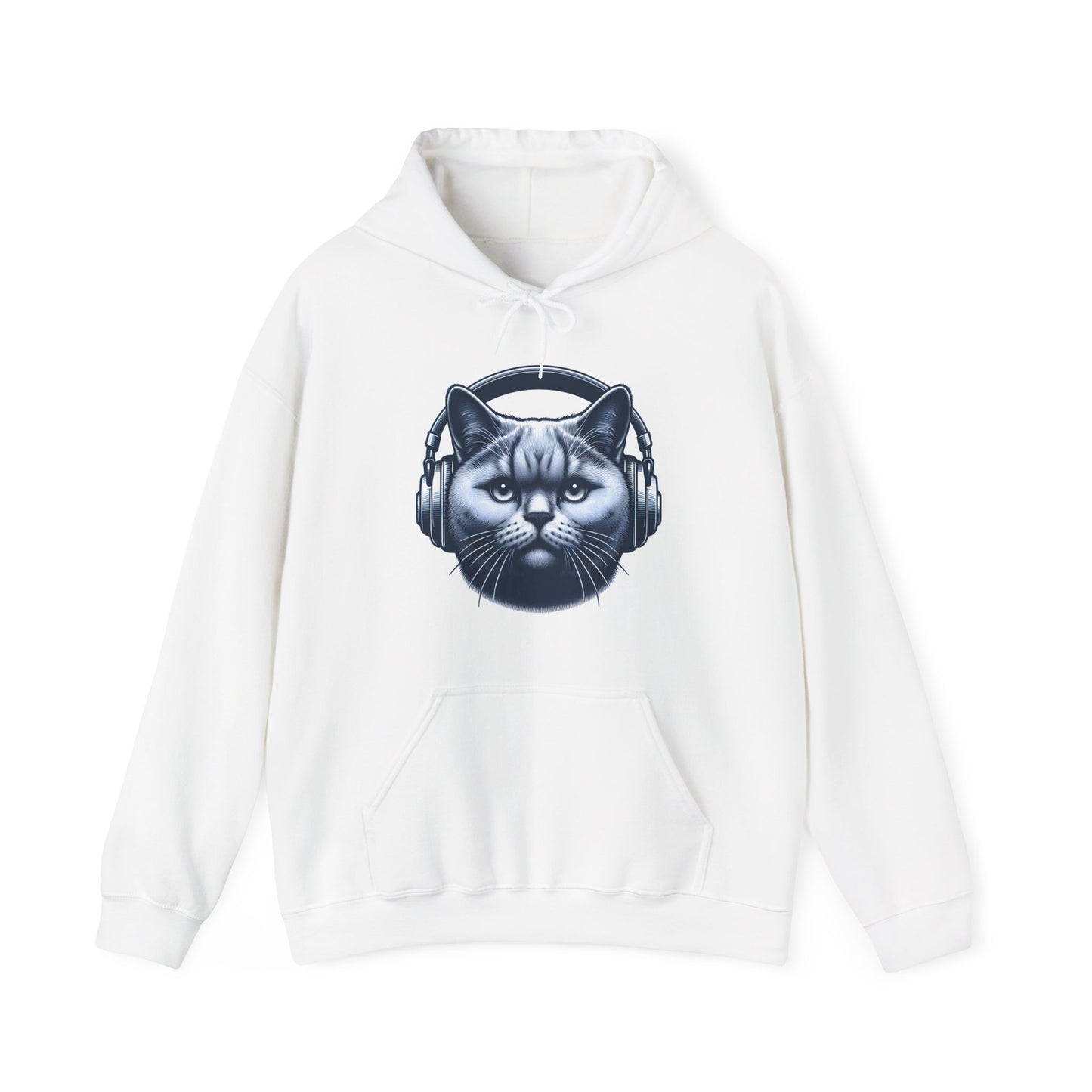 Headphones Cat Hoodie