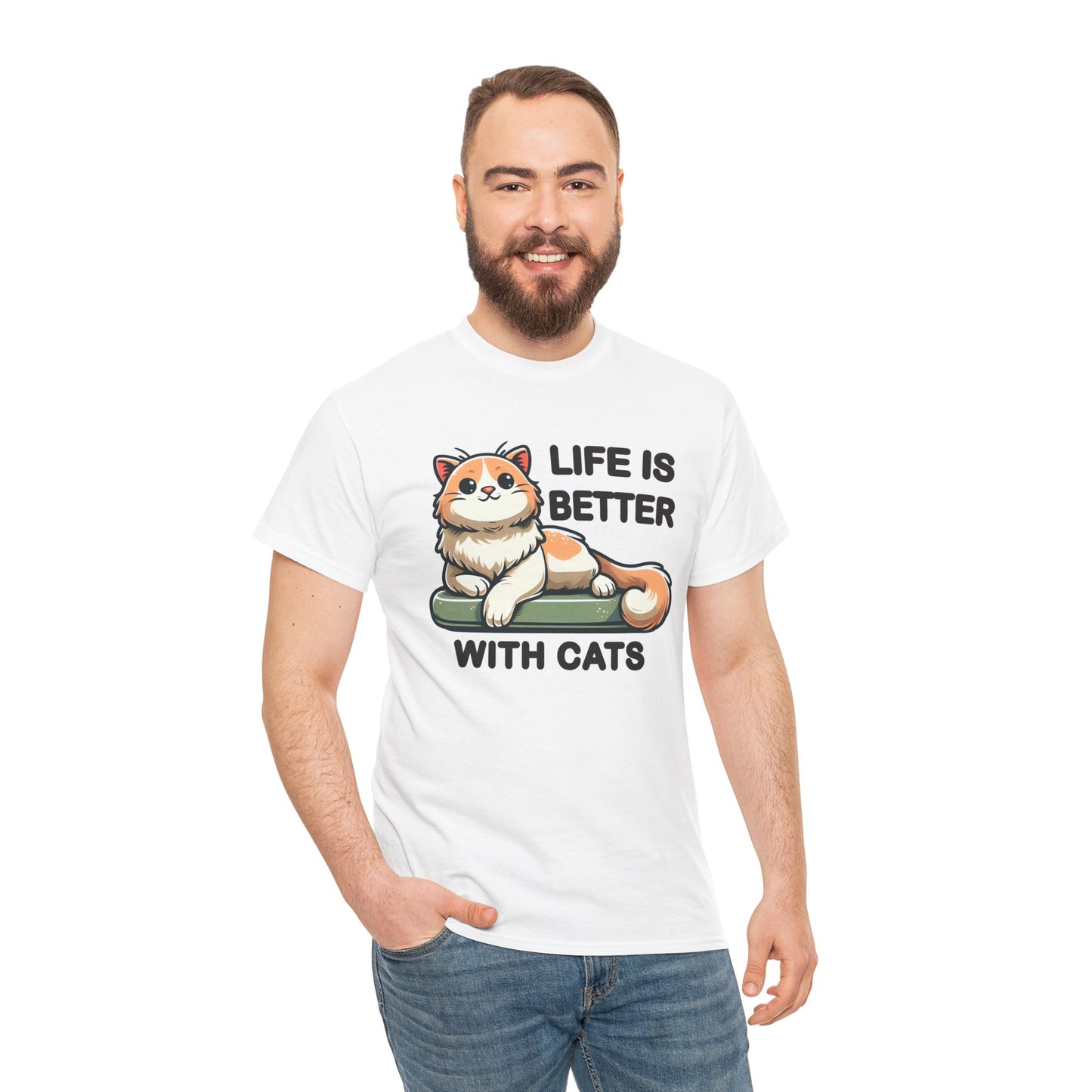 Life is Better with Cats T-Shirt