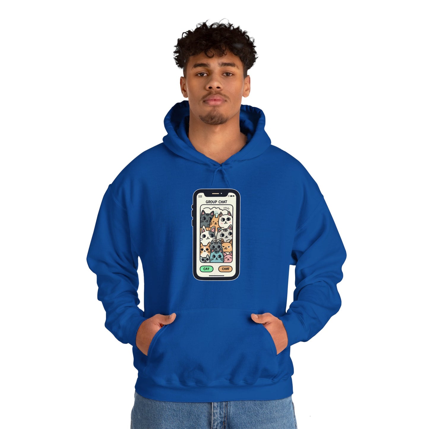 Group Chat Gender-Neutral Hoodie