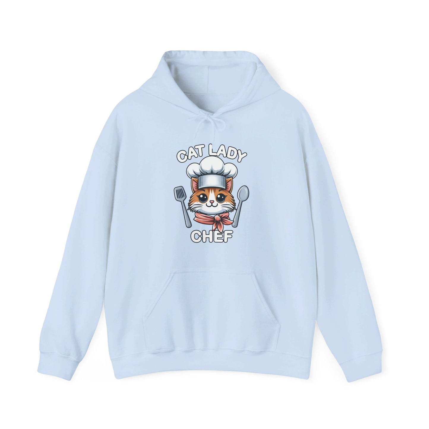 Cat Lady Chef Gender-Neutral Hoodie