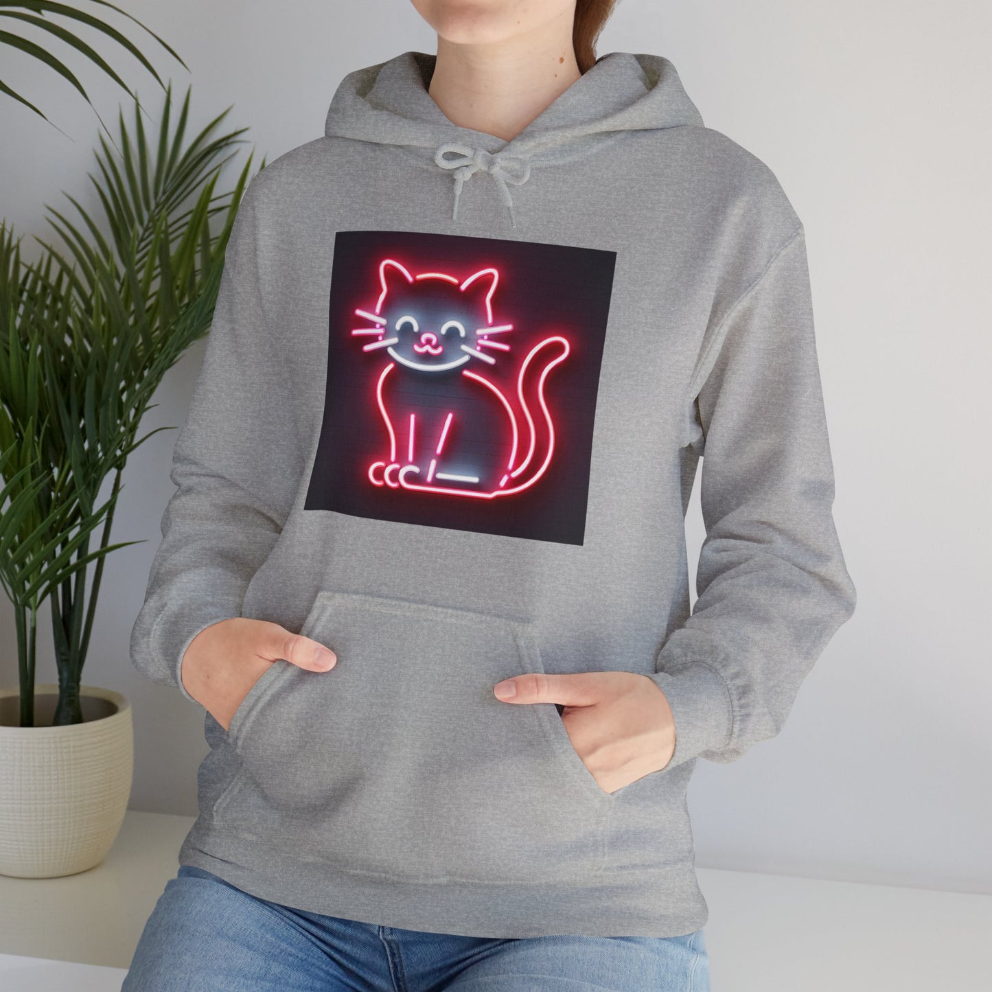 Neon Cat Hoodie