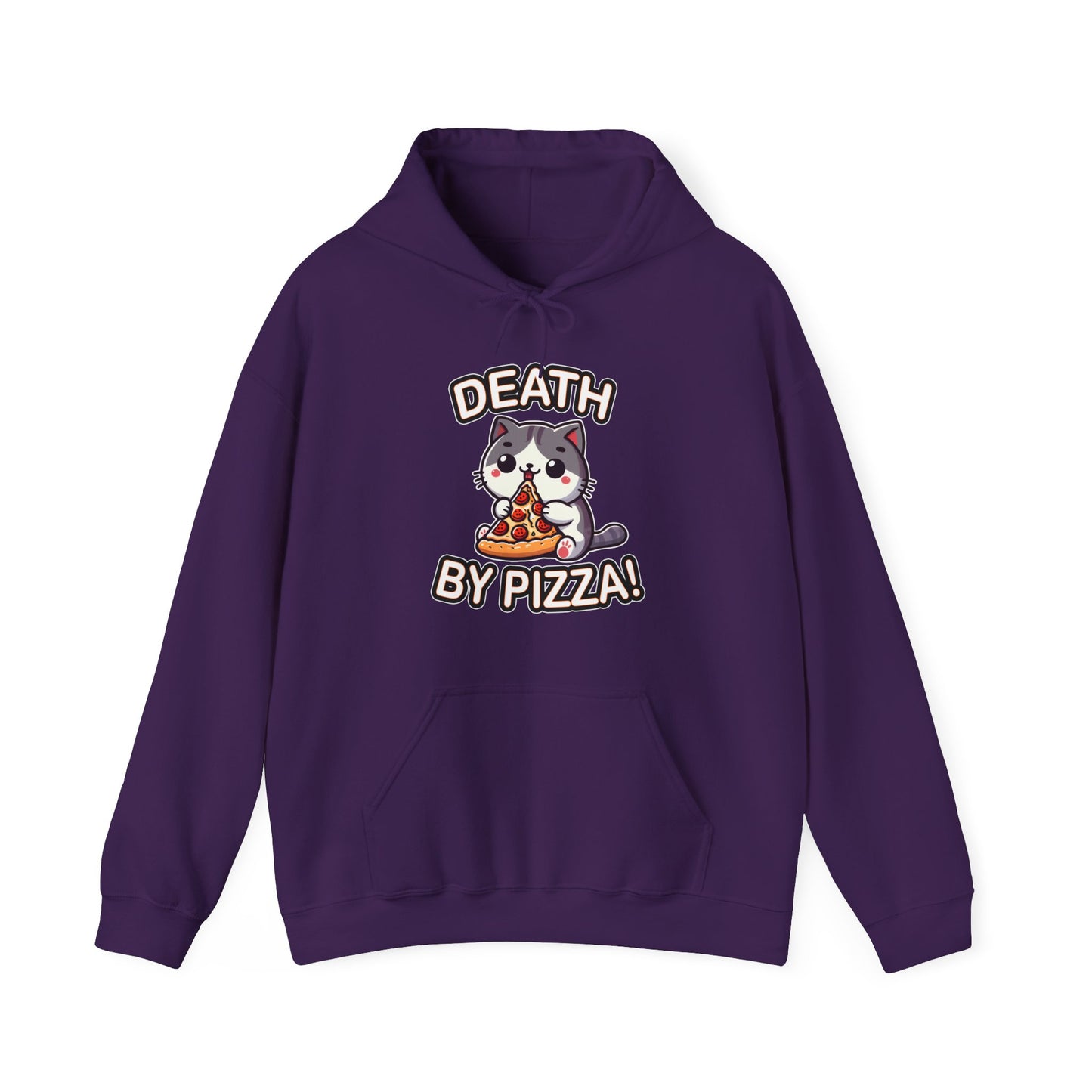 Death by Pizza Gender-Neutral Hoodie