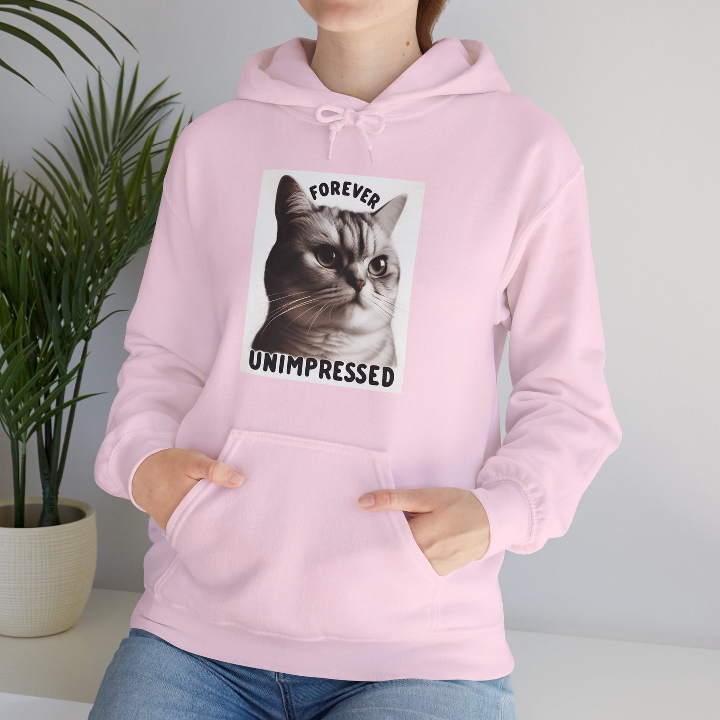Forever Unimpressed Gender-Neutral Hoodie