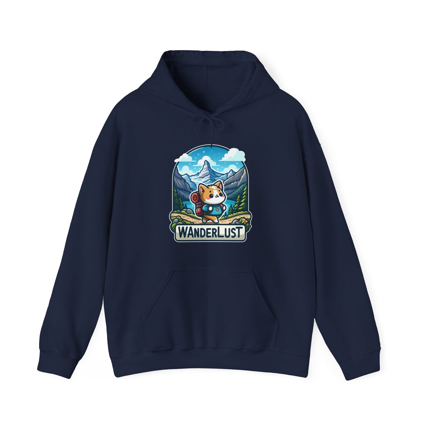 Wanderlust Gender-Neutral Hoodie